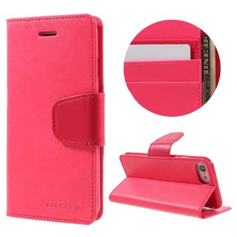Goospery Soft Organizer Case for iPhone 7 / iPhone 8 - Magenta